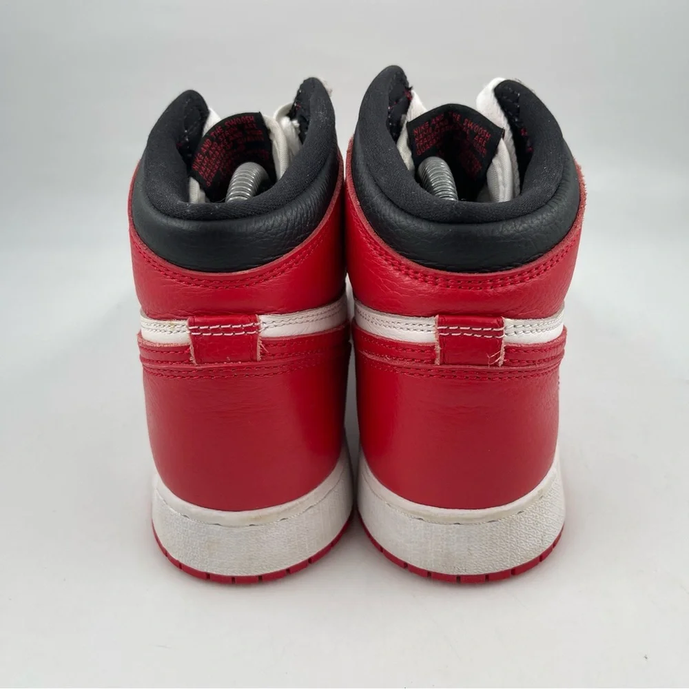 Nike Kid Air Jordan 1 Retro High OG Heritage-SZ 6.5-Red White 575441-161 Sneaker